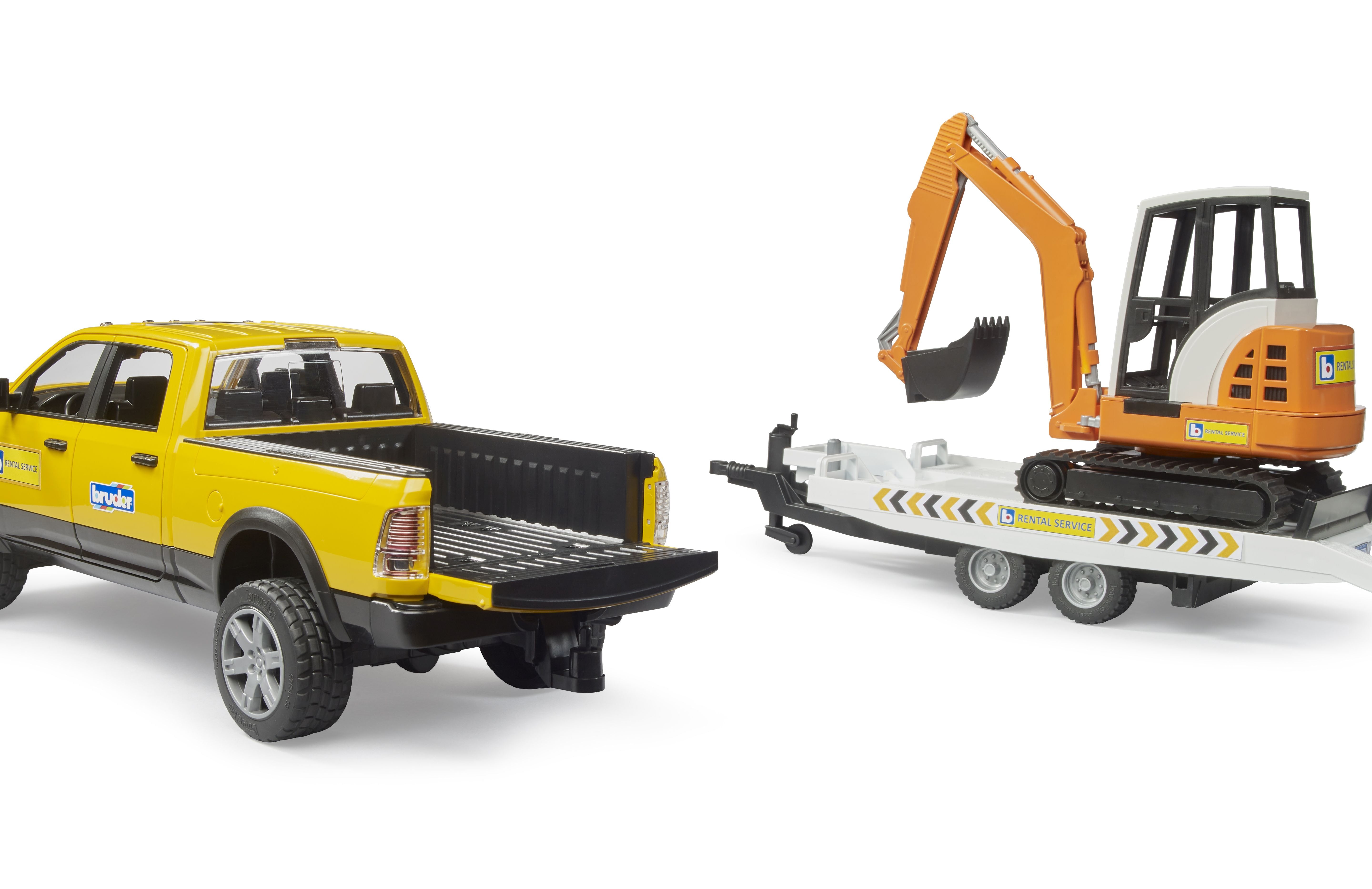 Bruder 02546 RAM 2500 Power Wagon service + Minibagger - Bild 3