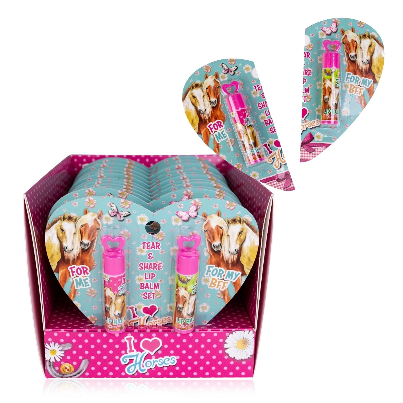 Lippenbalsam : I love horses 2 x 4g - Bild 1