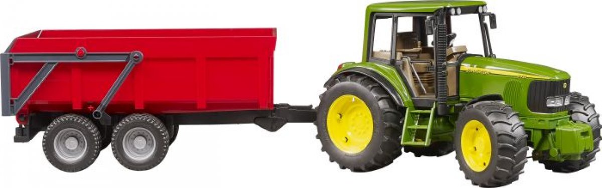 Bruder 02057 John Deere 6920 mit Wannenkippanhänger - Bild 1