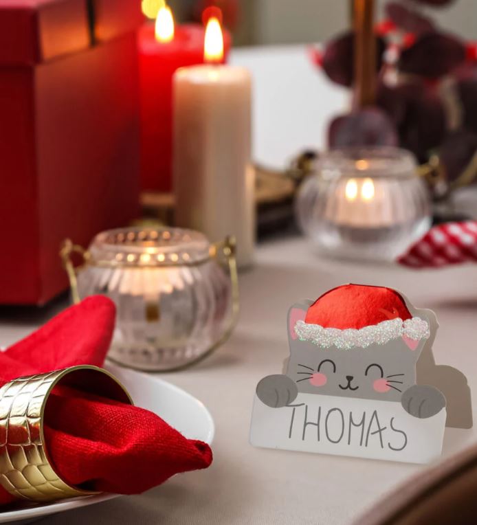 Set mit 12 Tischkarten Christmas Edition - Bild 5