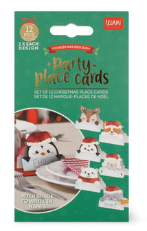 Set mit 12 Tischkarten Christmas Edition