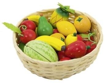 Obst im Korb 23 Teile - Bild 1