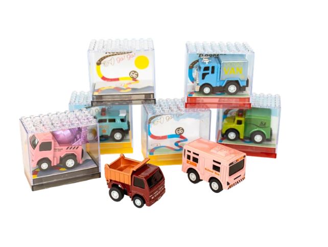 Pull Back Mini Flitzer & Truck - Bild 3
