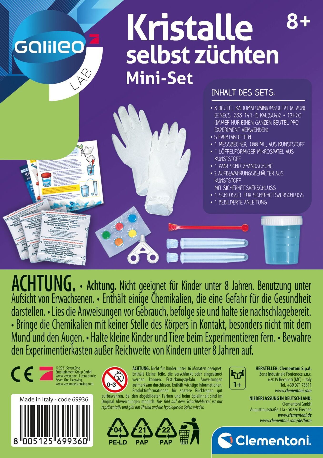 Clementoni Galileo - Kristalle Mini Set - Bild 5