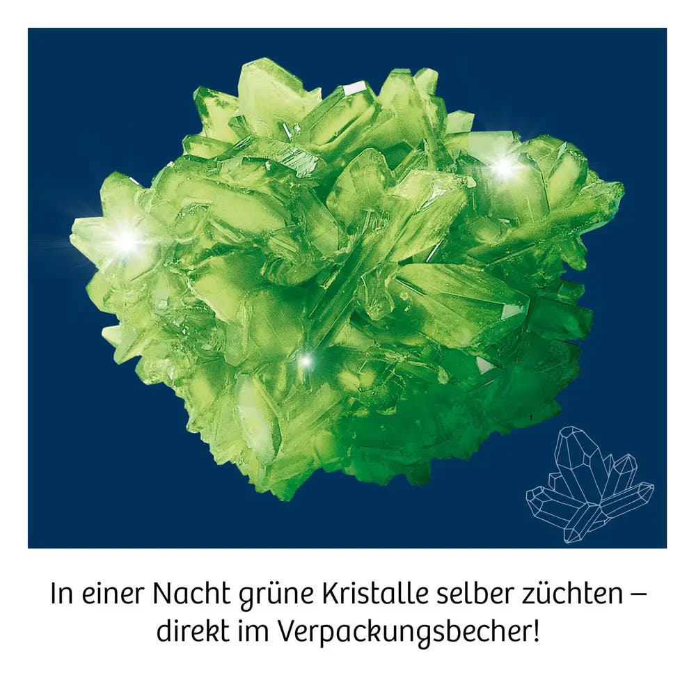 Mini Kristalle züchten grün - Bild 2