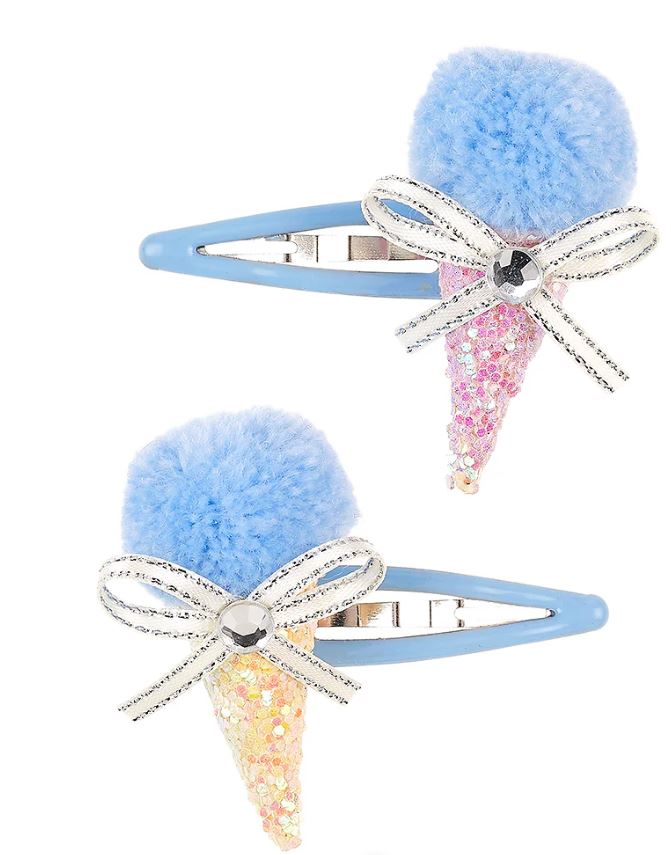 Haarclips Damanja blau - Bild 1