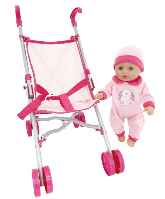 Puppe Bambolina 36cm mit Buggy - Bild 2
