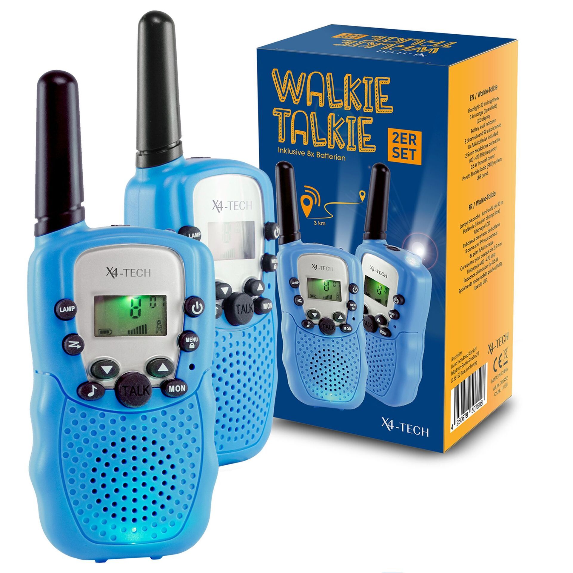 Walkie -Talkie X4 -Tech blau - Bild 1
