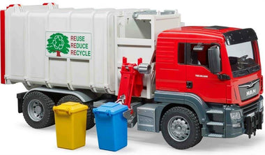 Bruder MAN 03761 TGS Seitenlader Müll-LKW