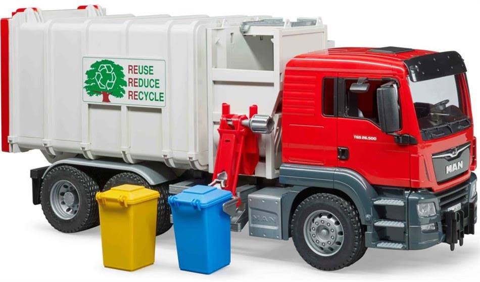 Bruder MAN 03761 TGS Seitenlader Müll-LKW - Bild 1