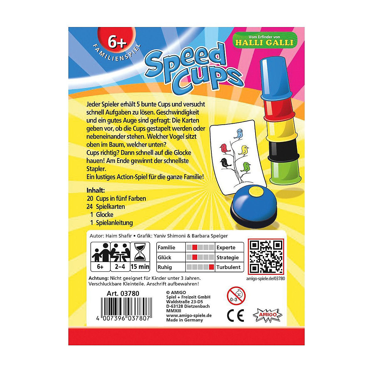 speed aufbewahren Halli Galli Speed Cups – Spielzeug24