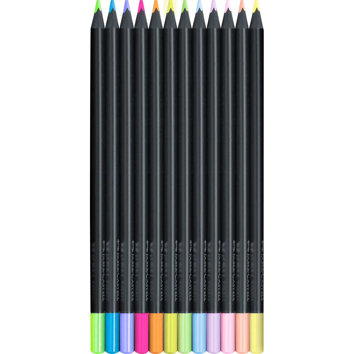 FABER CASTELL Farbstifte pastell / neon 12 Stück - Bild 2