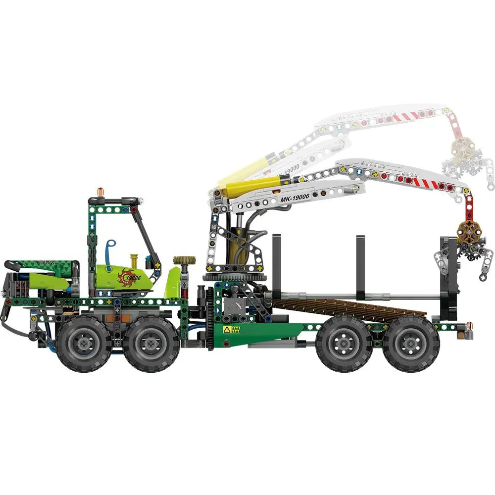 Mould King Pneumatic Forest Machine Holztransporter 19006 - Bild 4
