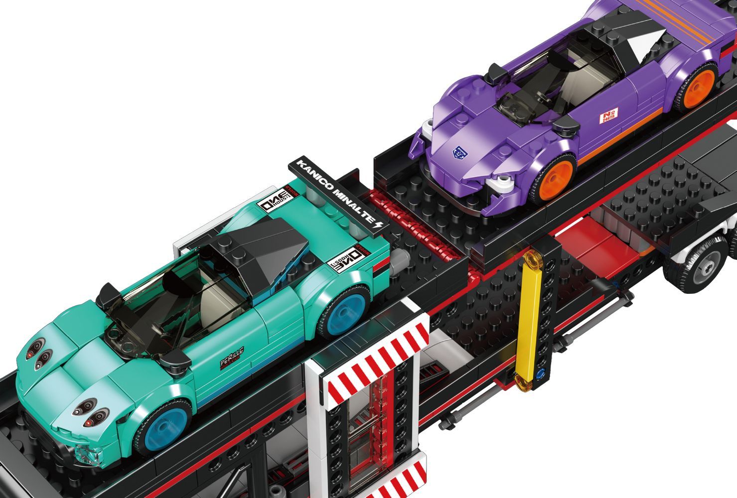 Mould King Sports Car Transporter Autotransporter 24078 - Bild 4