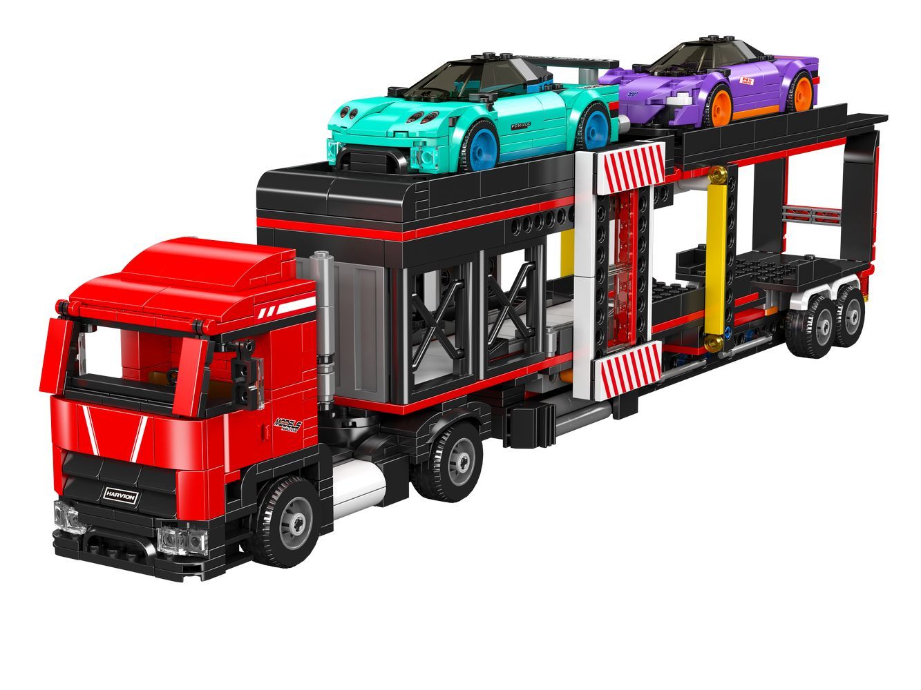 Mould King Sports Car Transporter Autotransporter 24078 - Bild 2