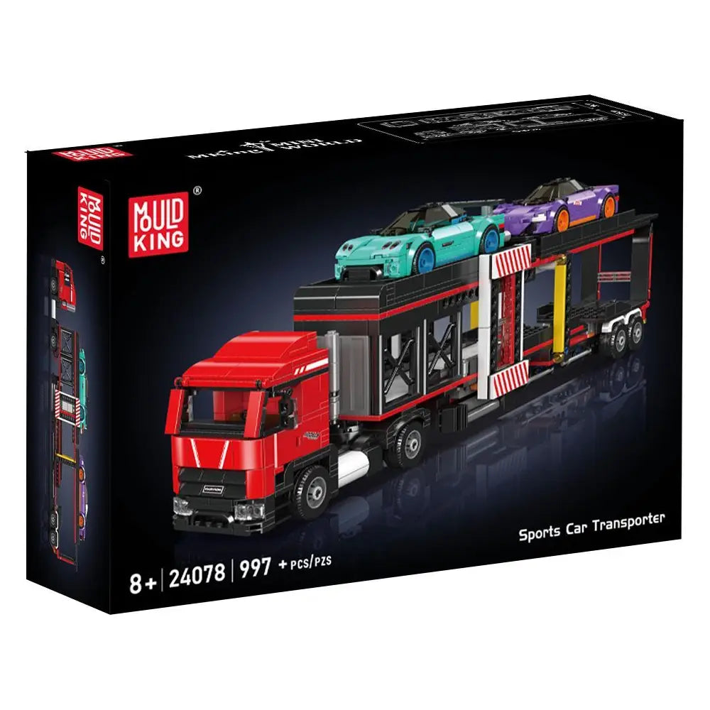 Mould King Sports Car Transporter Autotransporter 24078 - Bild 7