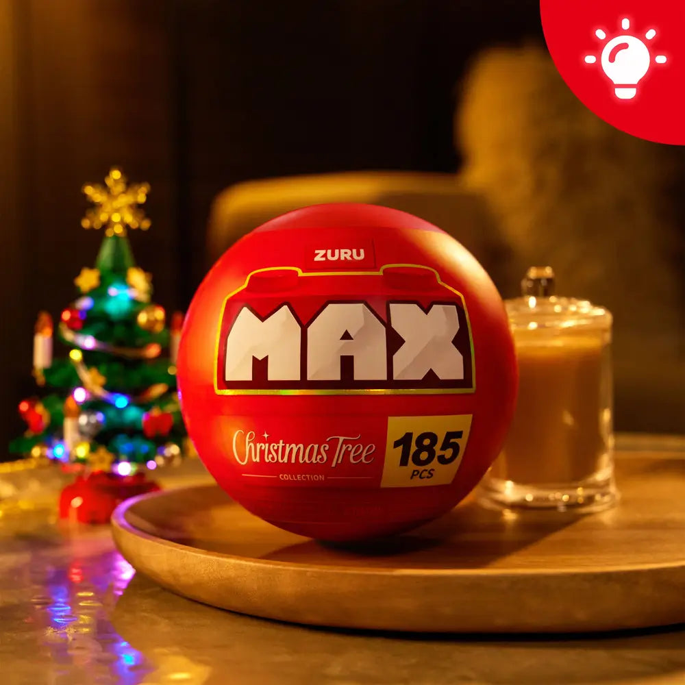 ZURU MAX Weihnachtsbaum mit LED, 185 Klemmbausteine - Bild 4