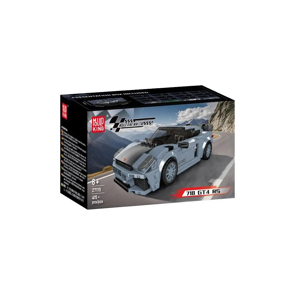 Mould King 718 GT4 RS Sportwagen mit Vitrine 27115 - Bild 9