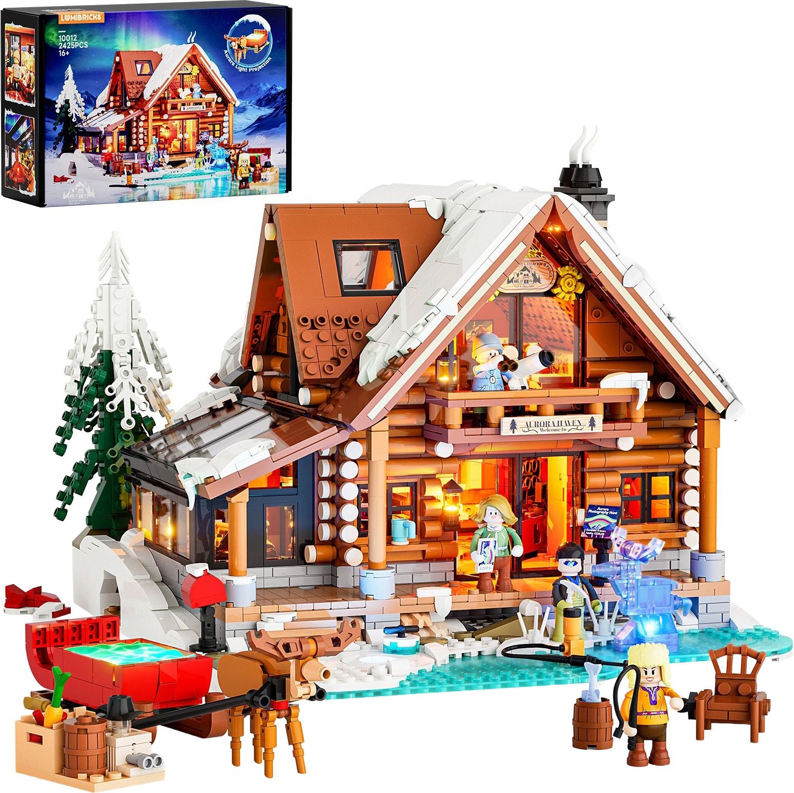 Lumibricks Aurora-Hütte - Bild 1