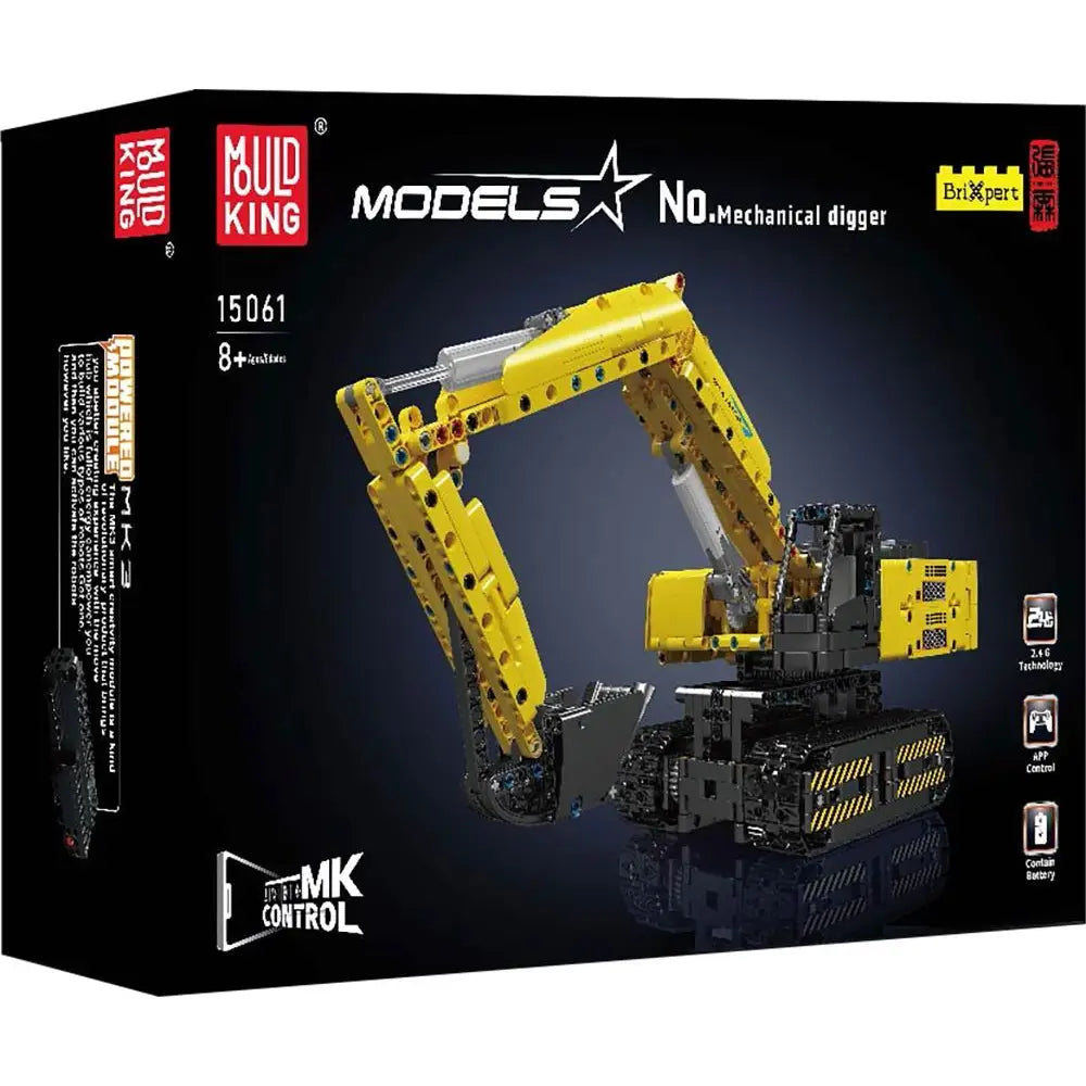 Mould King Mechanical Digger Bagger mit App-Steuerung 15061 - Bild 2