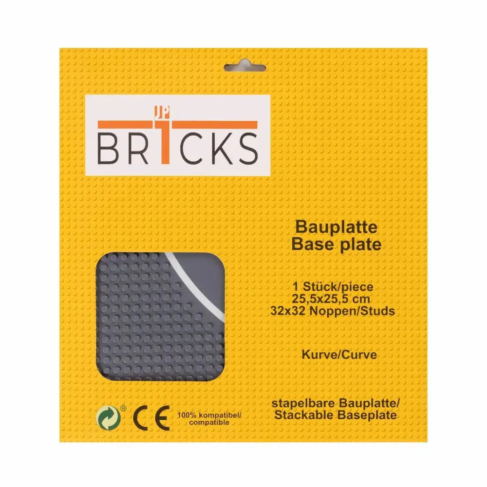 Br1cks Strassenplatte Kurve, 32 × 32 Noppen - Bild 1