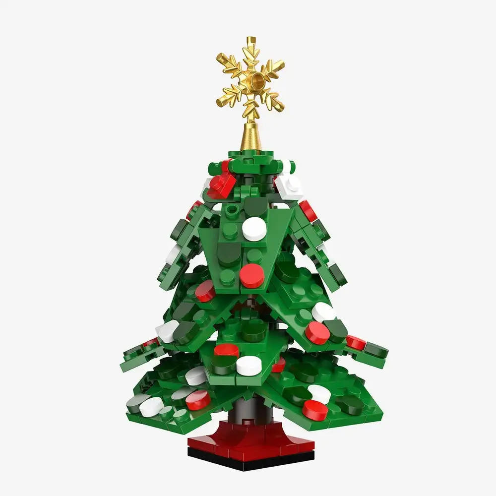BlueBrixx Festliche Winterbande Weihnachtsbaum, 228 Teile - Bild 1
