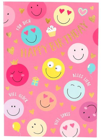 Geburtstagskarte Happy Birthday Kinder - Bild 1