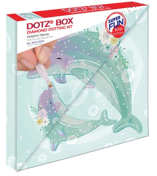 Diamond Painting tanzende Delfine - Bild 3