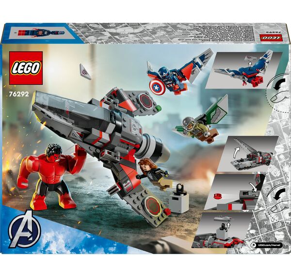 LEGO Marvel Super Heroes Showdown zwischen Captain America und Red Hulk 76292 - Bild 2