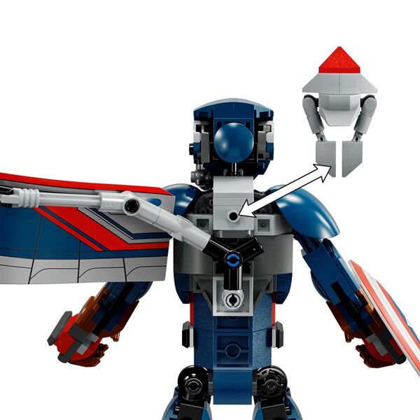 LEGO Marvel Super Heroes New Captain America Baufigur 76296 - Bild 5