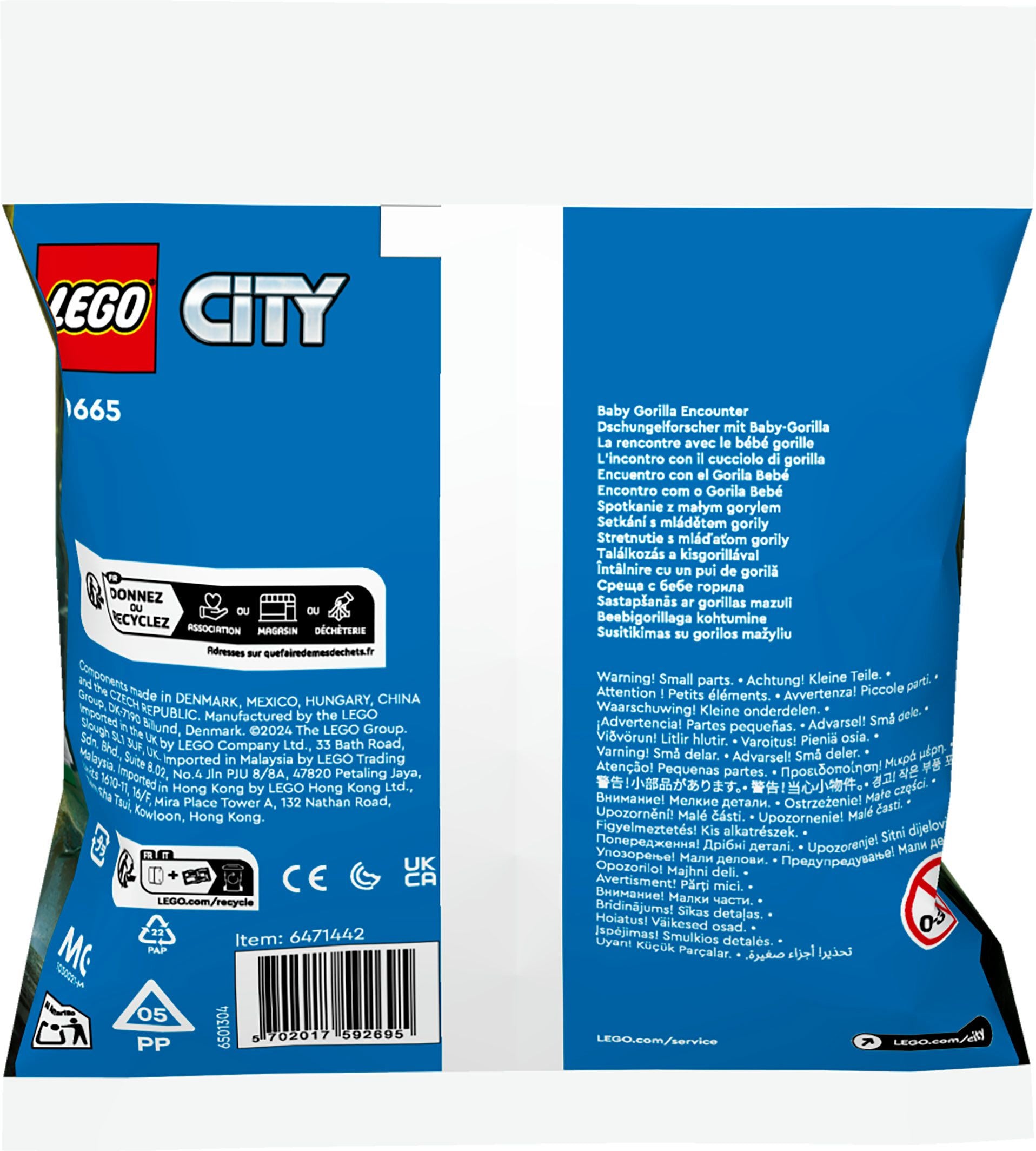 LEGO City Dschungelforscher mit Baby Gorilla 30665 - Bild 3