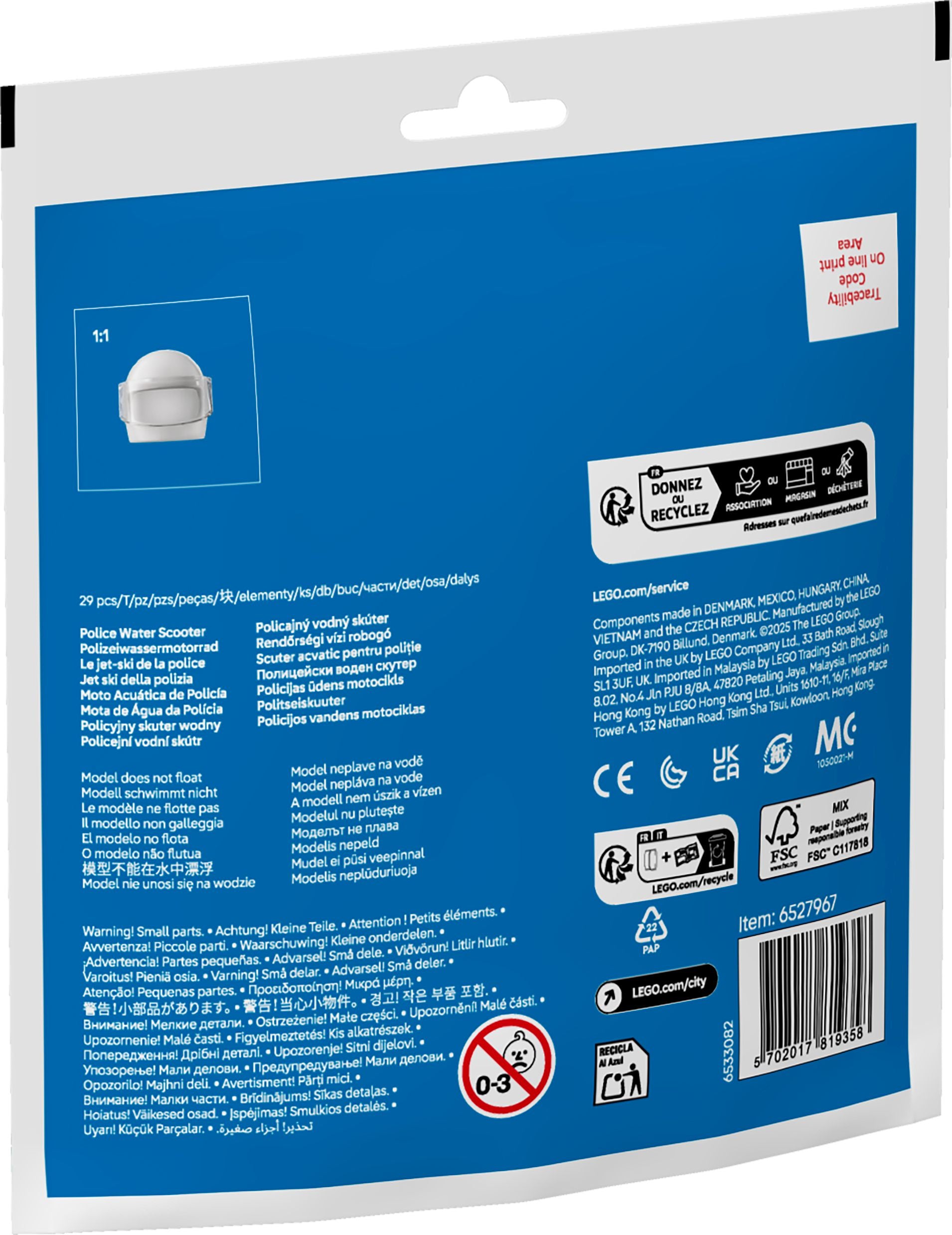 LEGO City Polizei Jetski 30693 - Bild 3