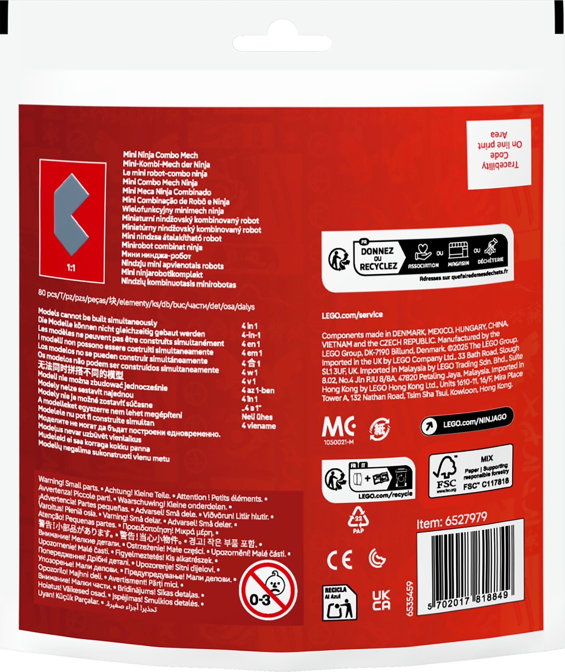 LEGO Ninjago Mini-Kombi-Mech 30699 - Bild 3