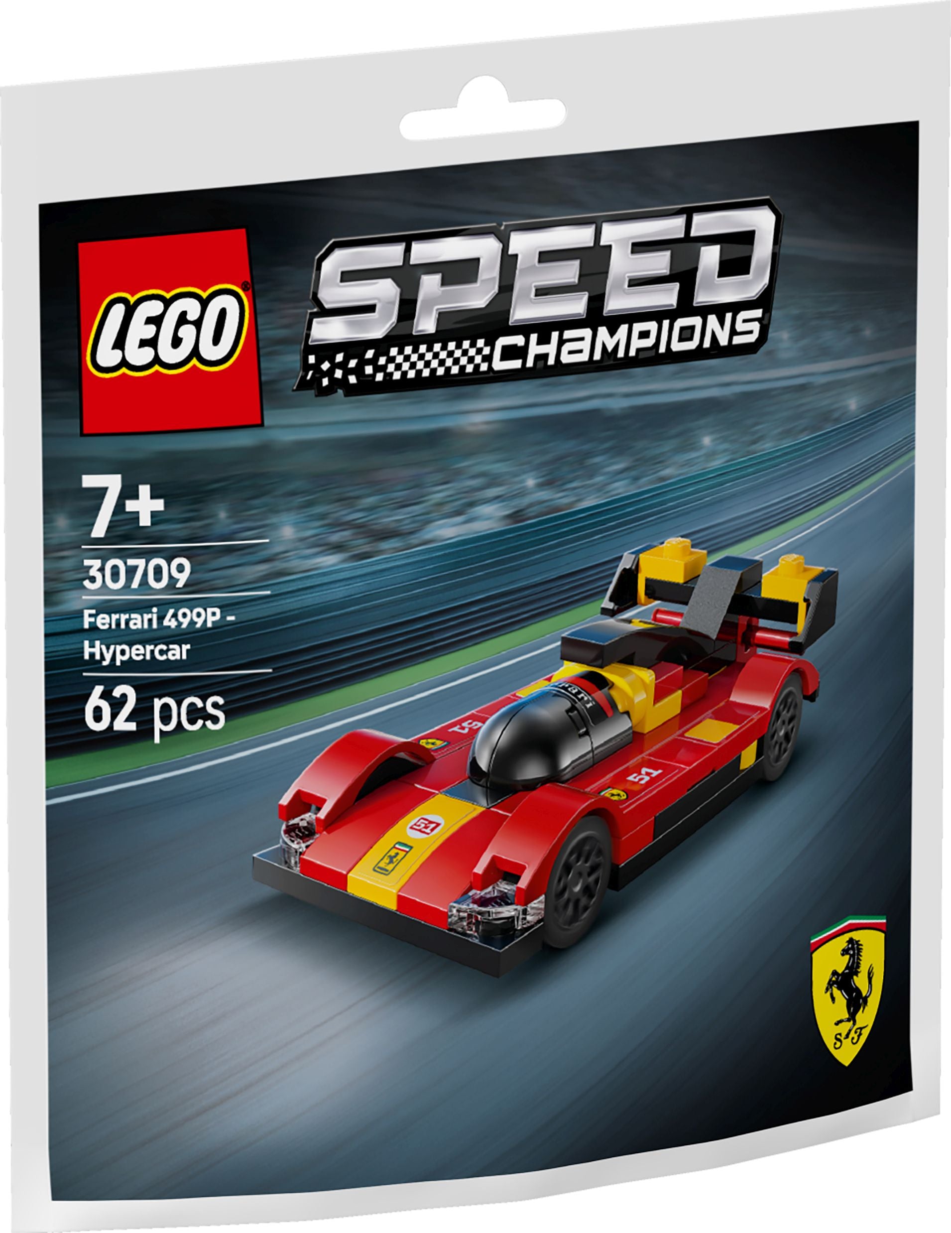LEGO Speed Champions Ferrari 499P Supersportwagen 30709 - Bild 3
