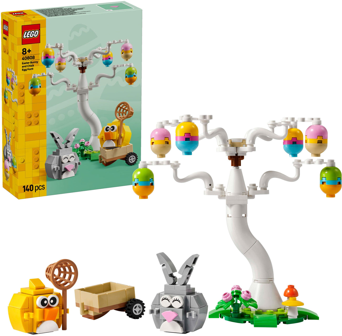 LEGO® Iconic 40808 Osterhase und Ostereiersuche