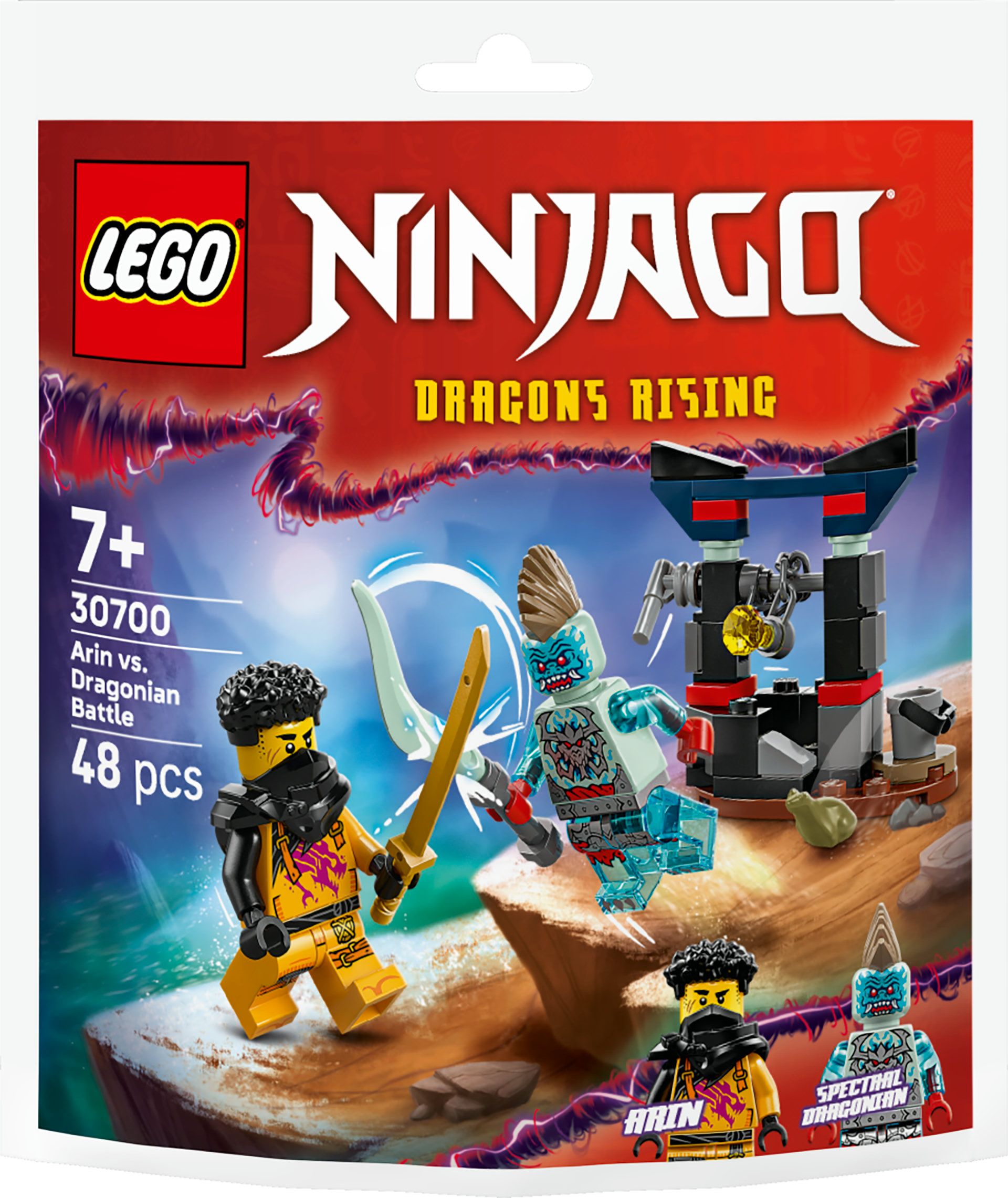 LEGO Ninjago Arins Duell mit dem Drachenmenschen 30700 - Bild 3