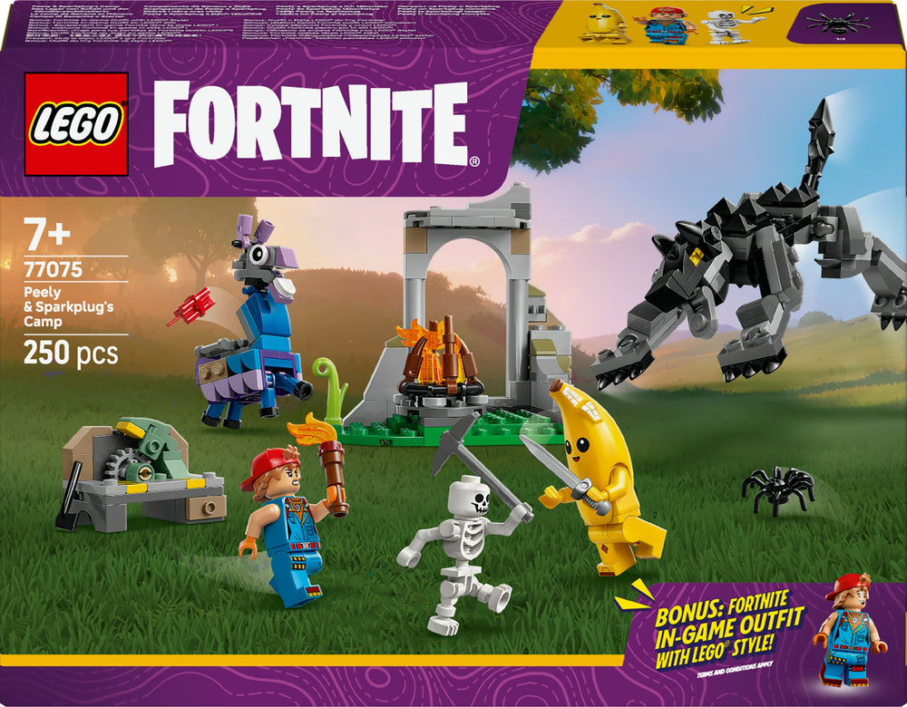 LEGO FORTNITE  77075 Das Lager von Schali und der Zündkerzenkünstlerin