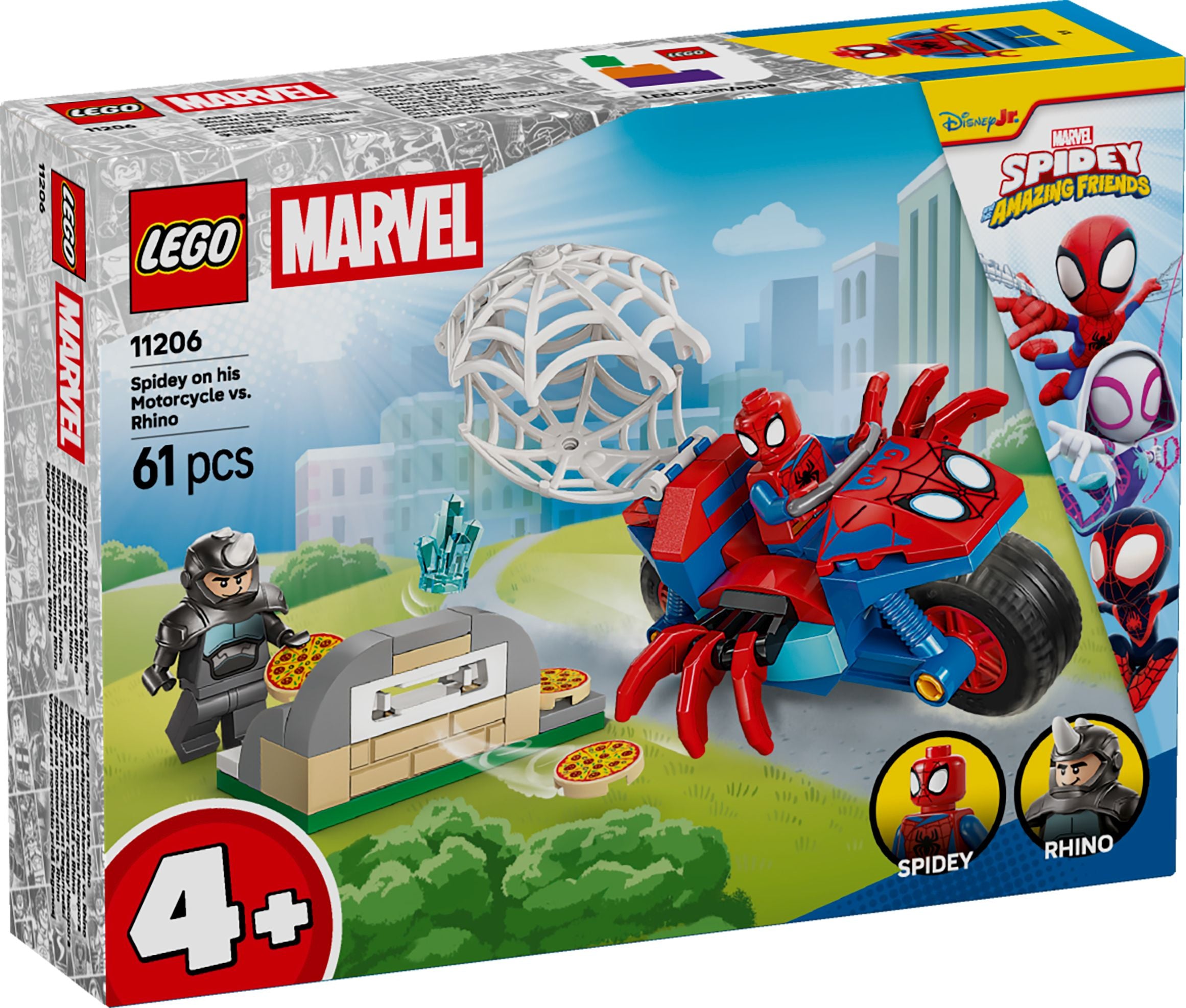 LEGO® Spidey 11206 Spidey auf Motorrad vs. Rhino - Bild 1