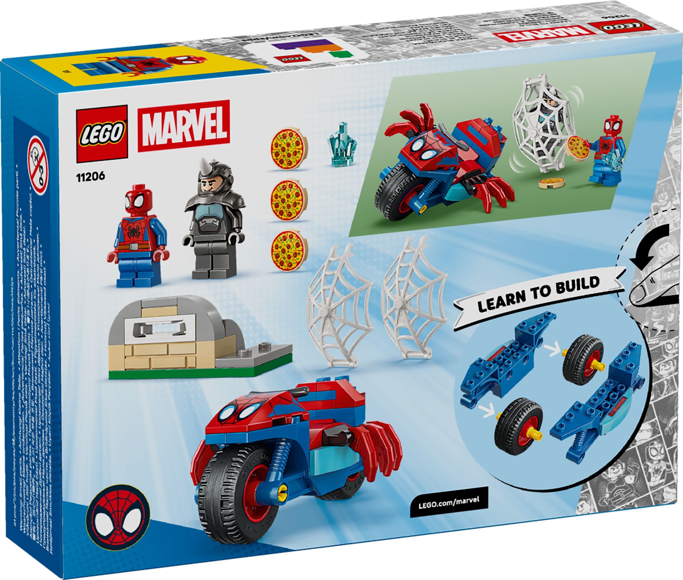 LEGO® Spidey 11206 Spidey auf Motorrad vs. Rhino - Bild 6