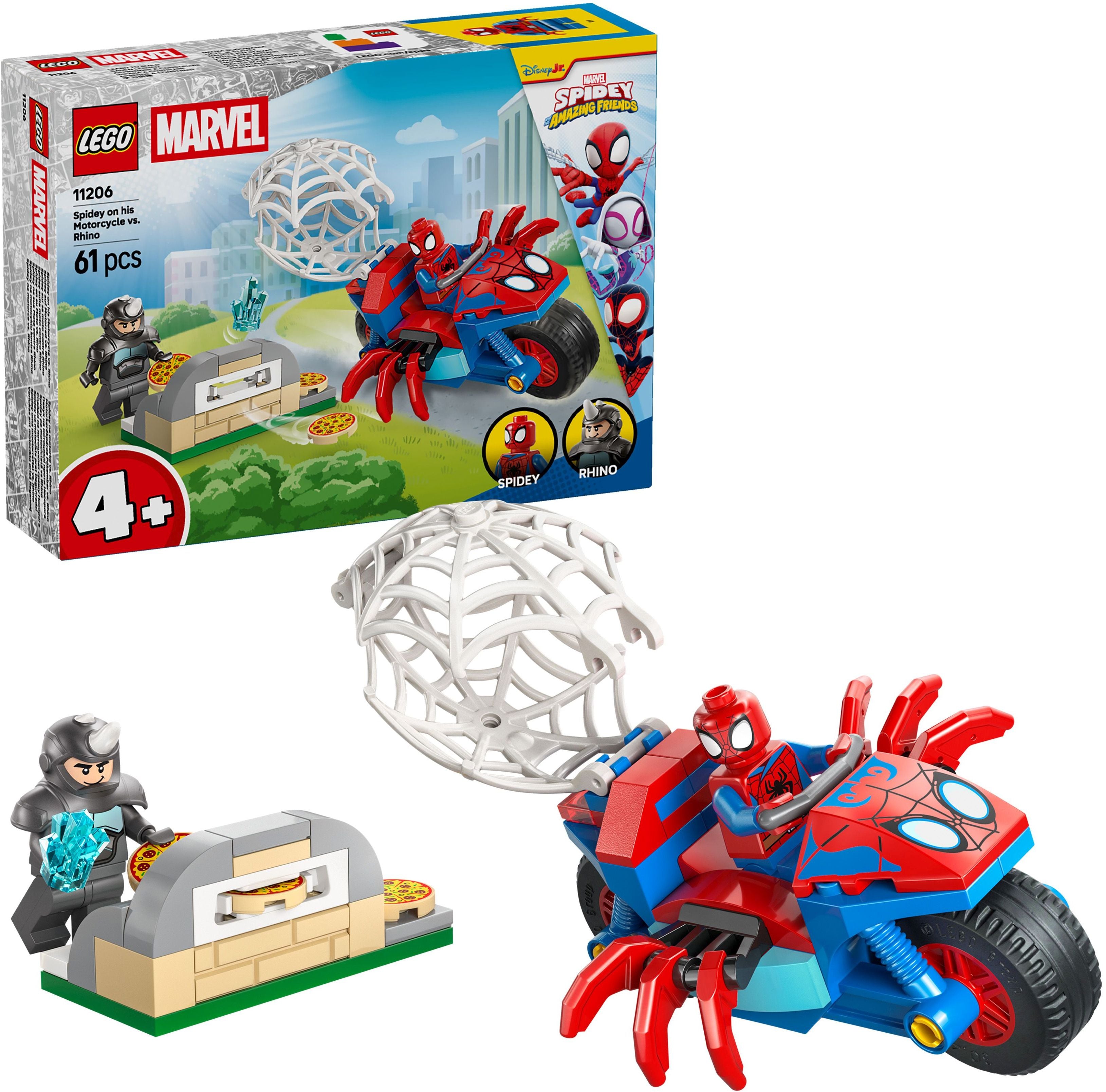 LEGO® Spidey 11206 Spidey auf Motorrad vs. Rhino - Bild 7