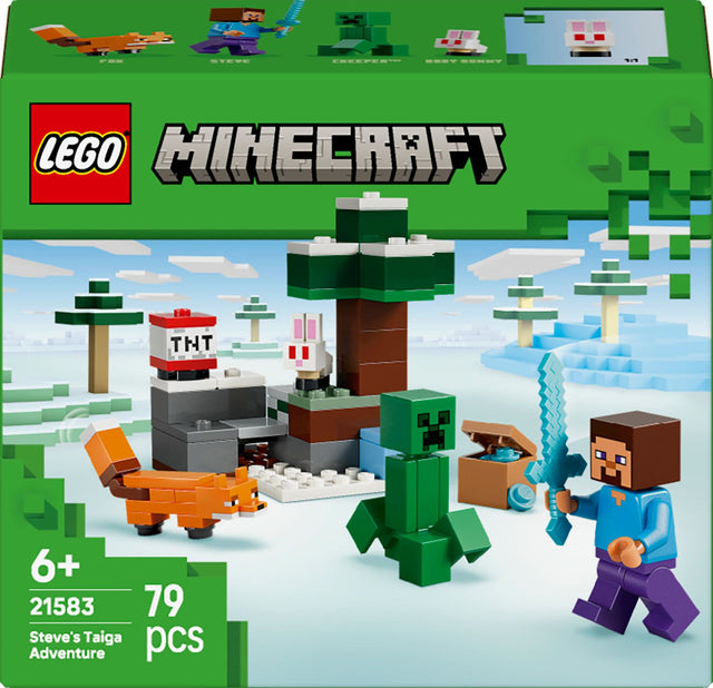 LEGO Minecraft™ Steves Abenteuer in der Taiga 21583