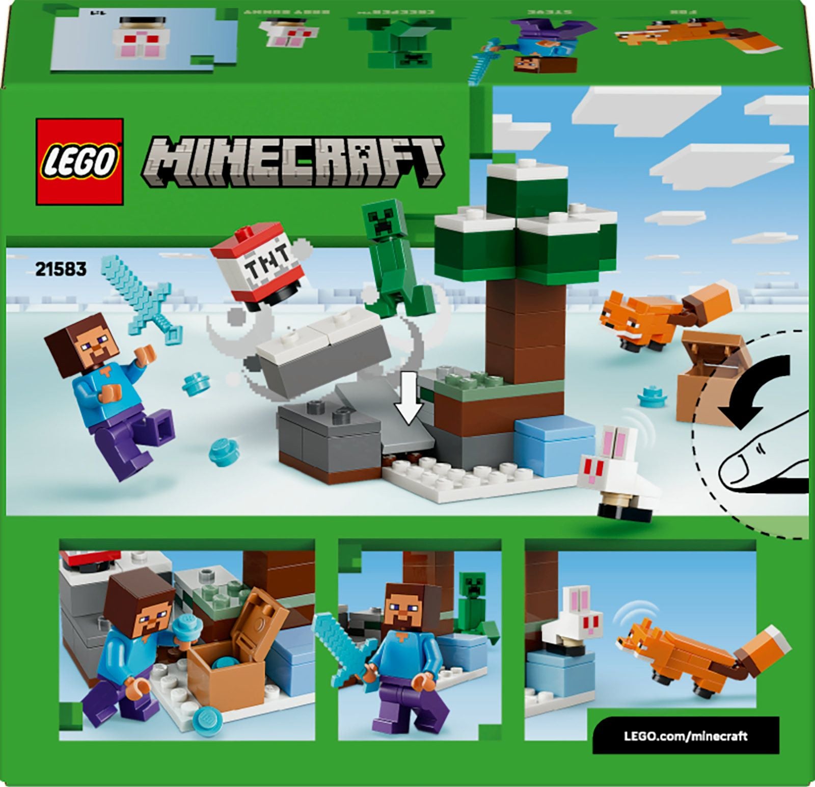 LEGO Minecraft™ Steves Abenteuer in der Taiga 21583 - Bild 5