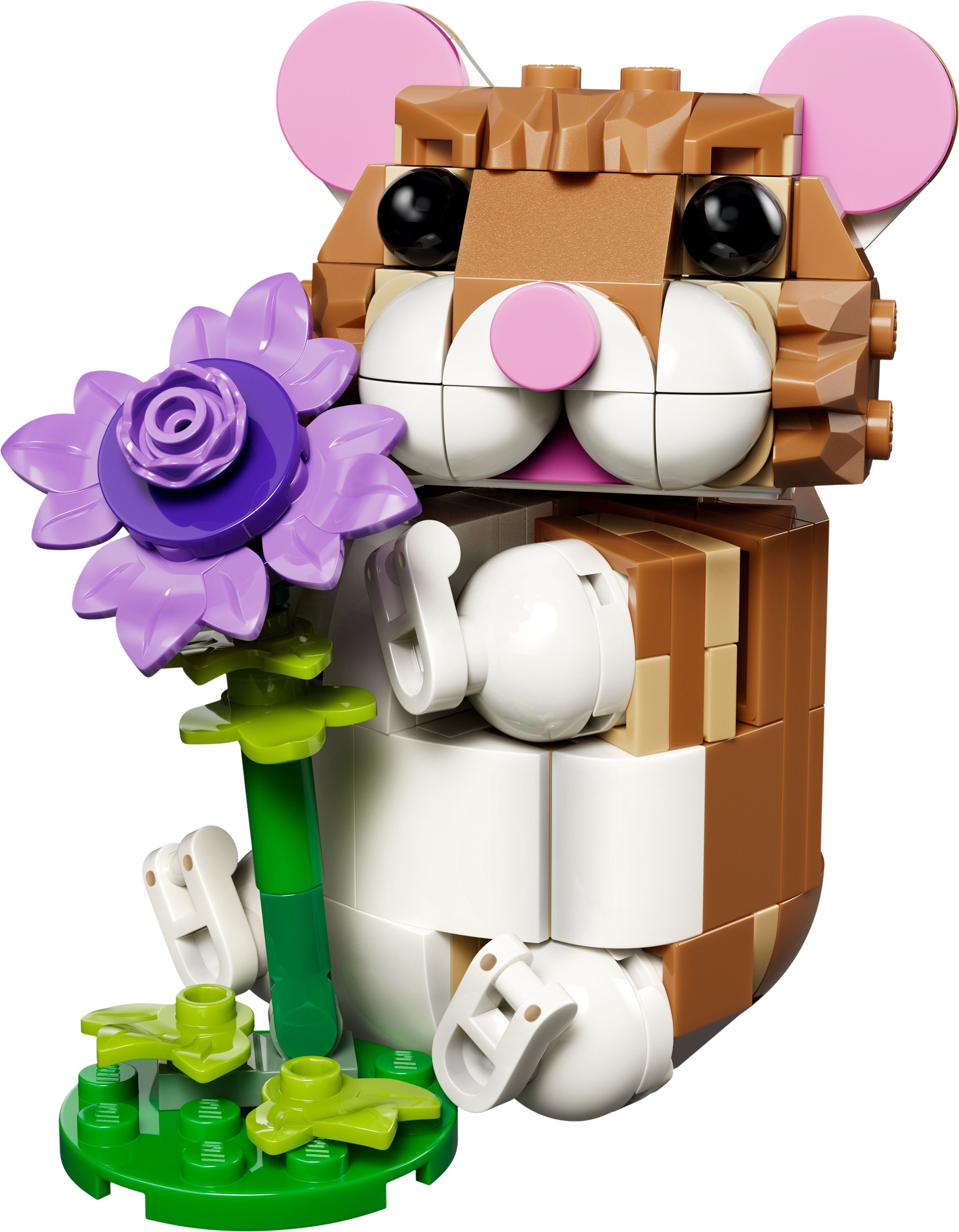 LEGO Creator 3-in-1 Niedlicher Hamster mit Blume 31376 - Bild 2