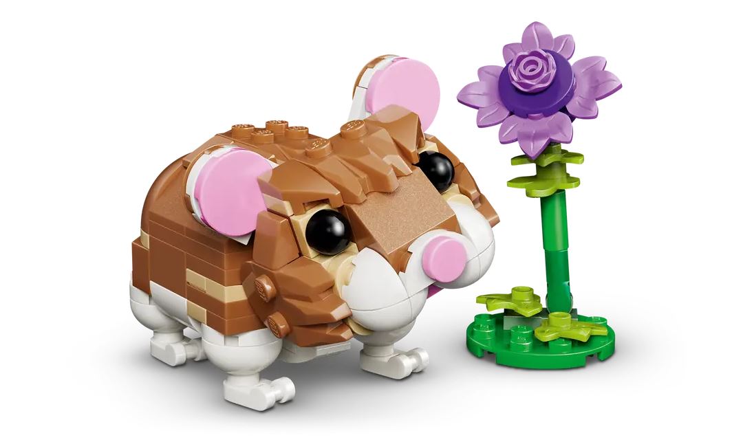 LEGO Creator 3-in-1 Niedlicher Hamster mit Blume 31376 - Bild 5