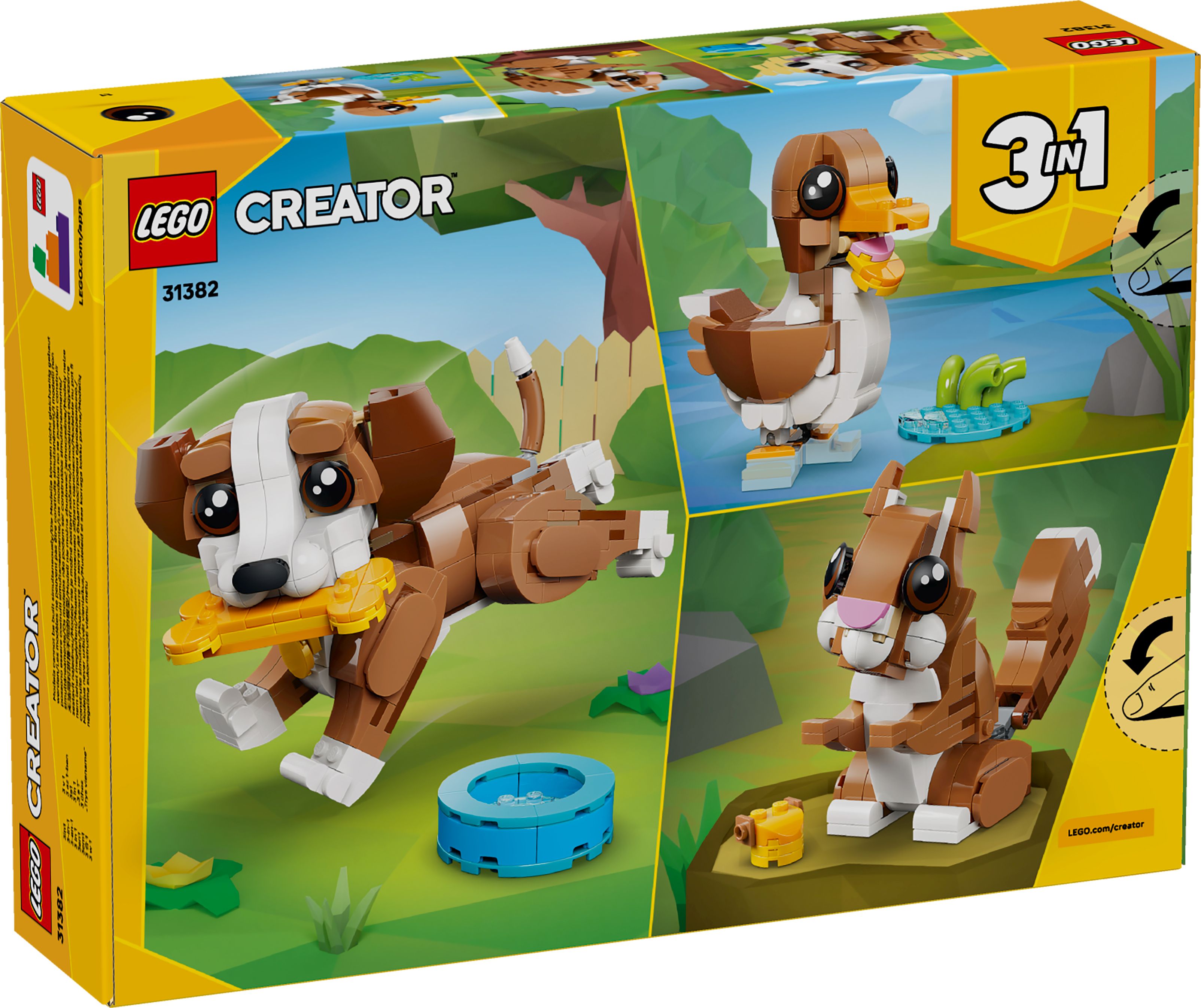 LEGO Creator 3-in-1 Niedliche Tiere: Verspielter Welpe 31382 - Bild 6