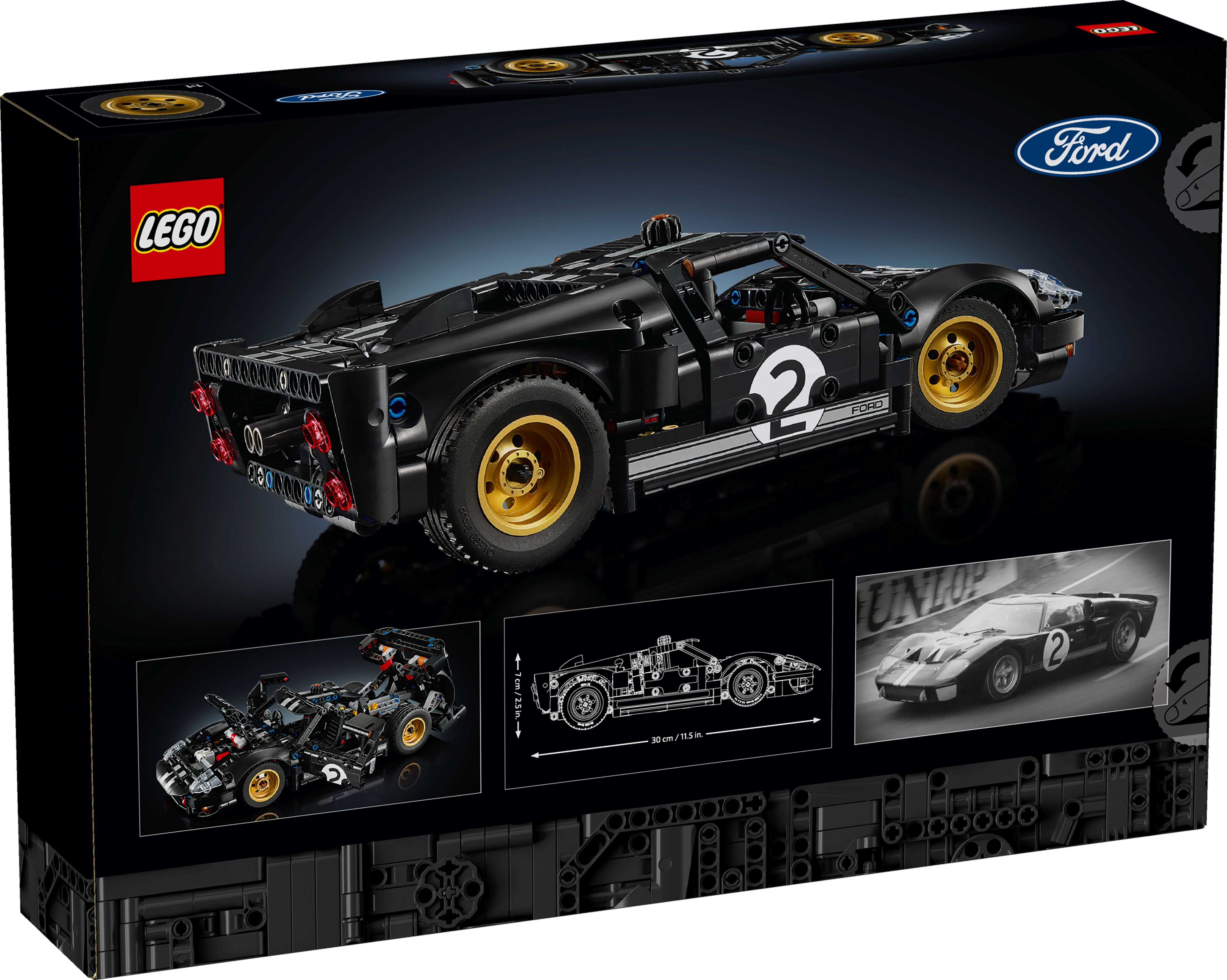 LEGO Technic 1966 Ford GT40 MKII Rennwagen 42223 - Bild 9