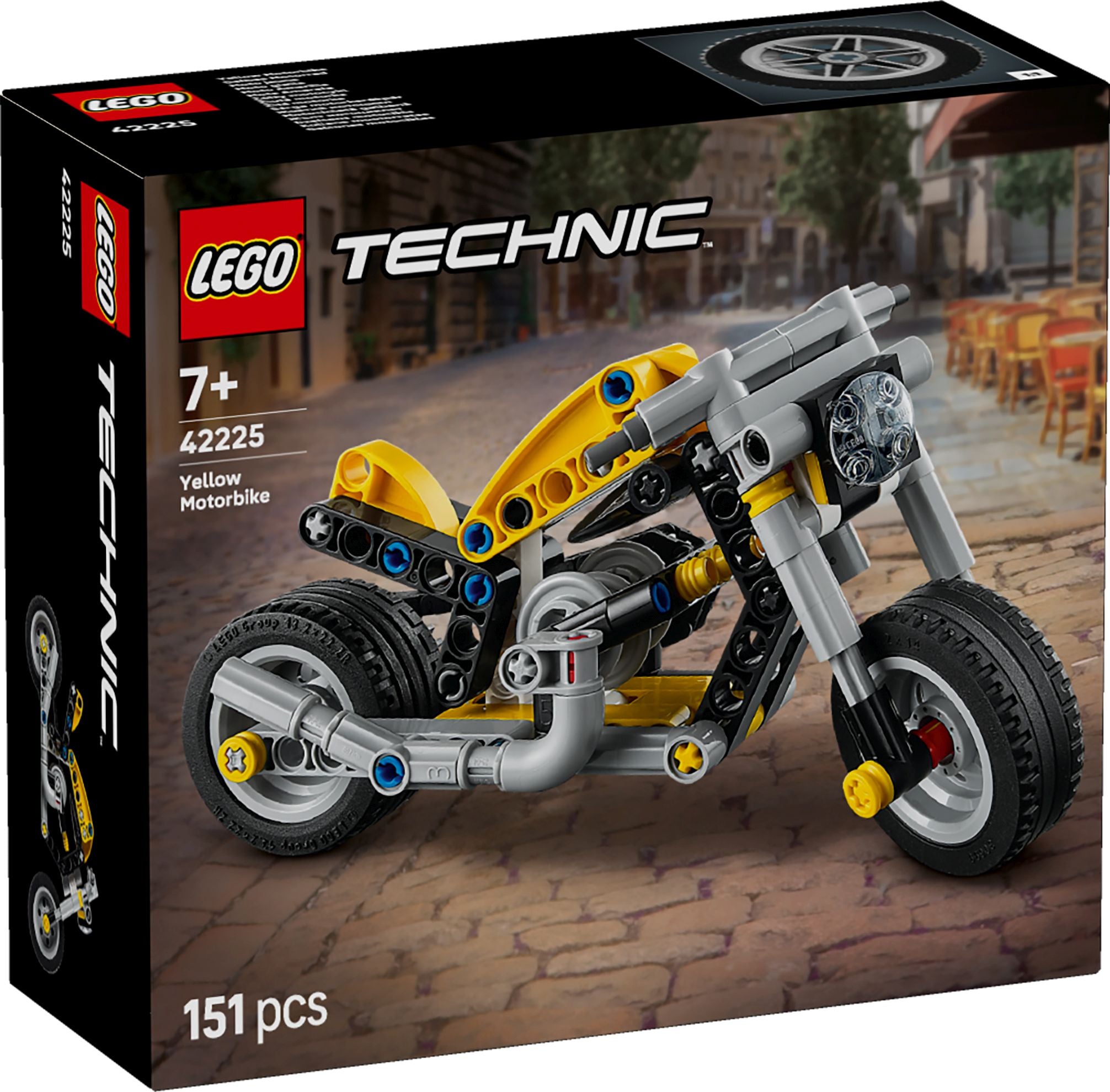 LEGO Technic 42225 Gelbes Motorrad - Bild 1