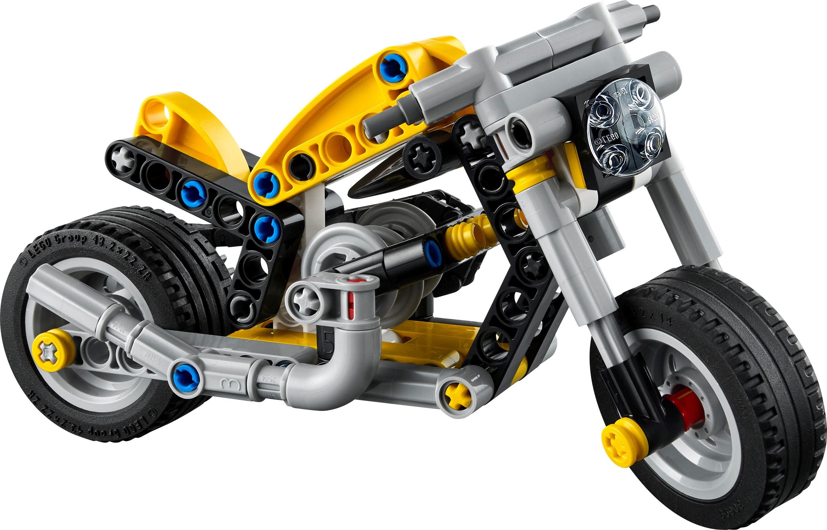 LEGO Technic 42225 Gelbes Motorrad - Bild 2