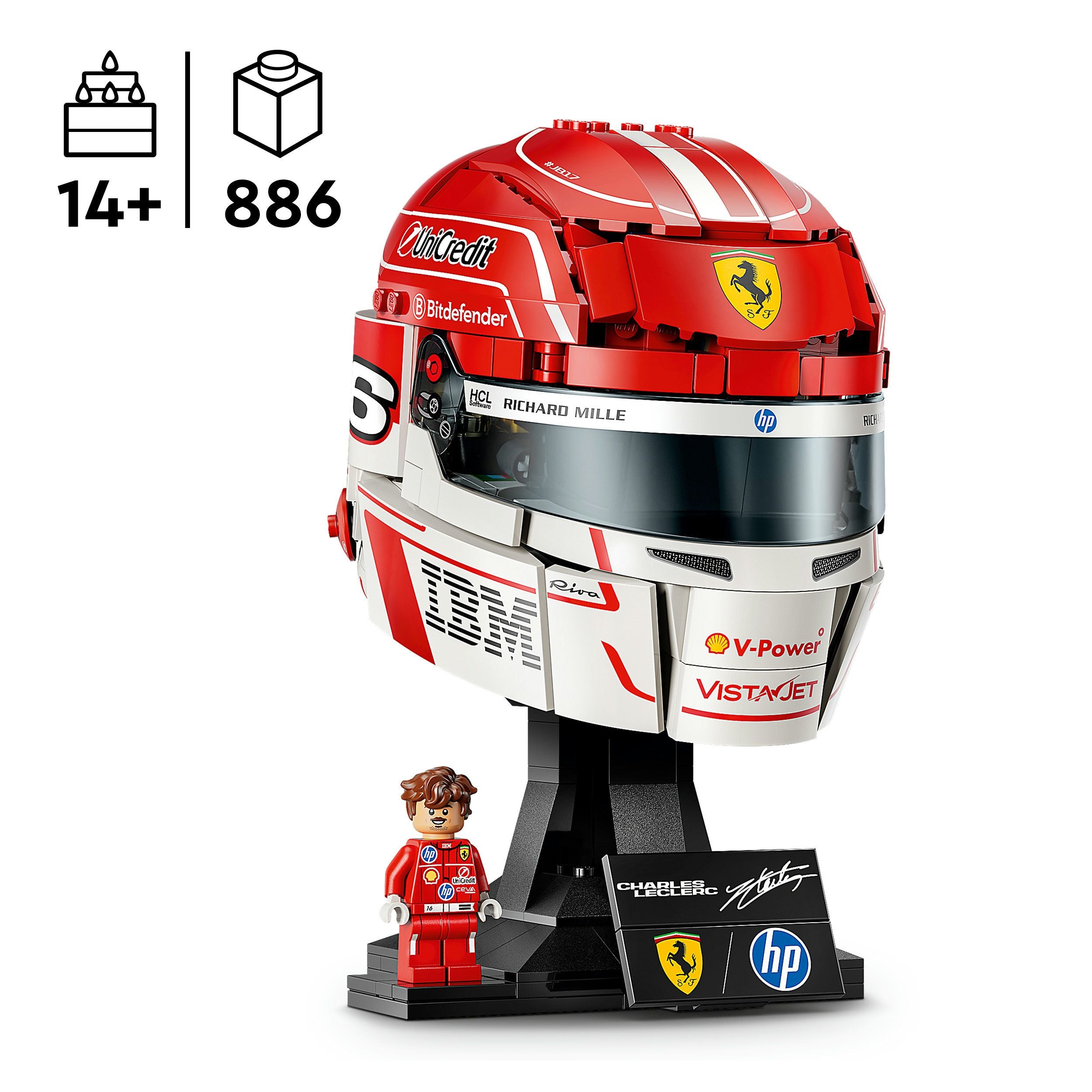 LEGO Special Editions 43014 Scuderia Ferrari HP Charles Leclerc Helm - Bild 7