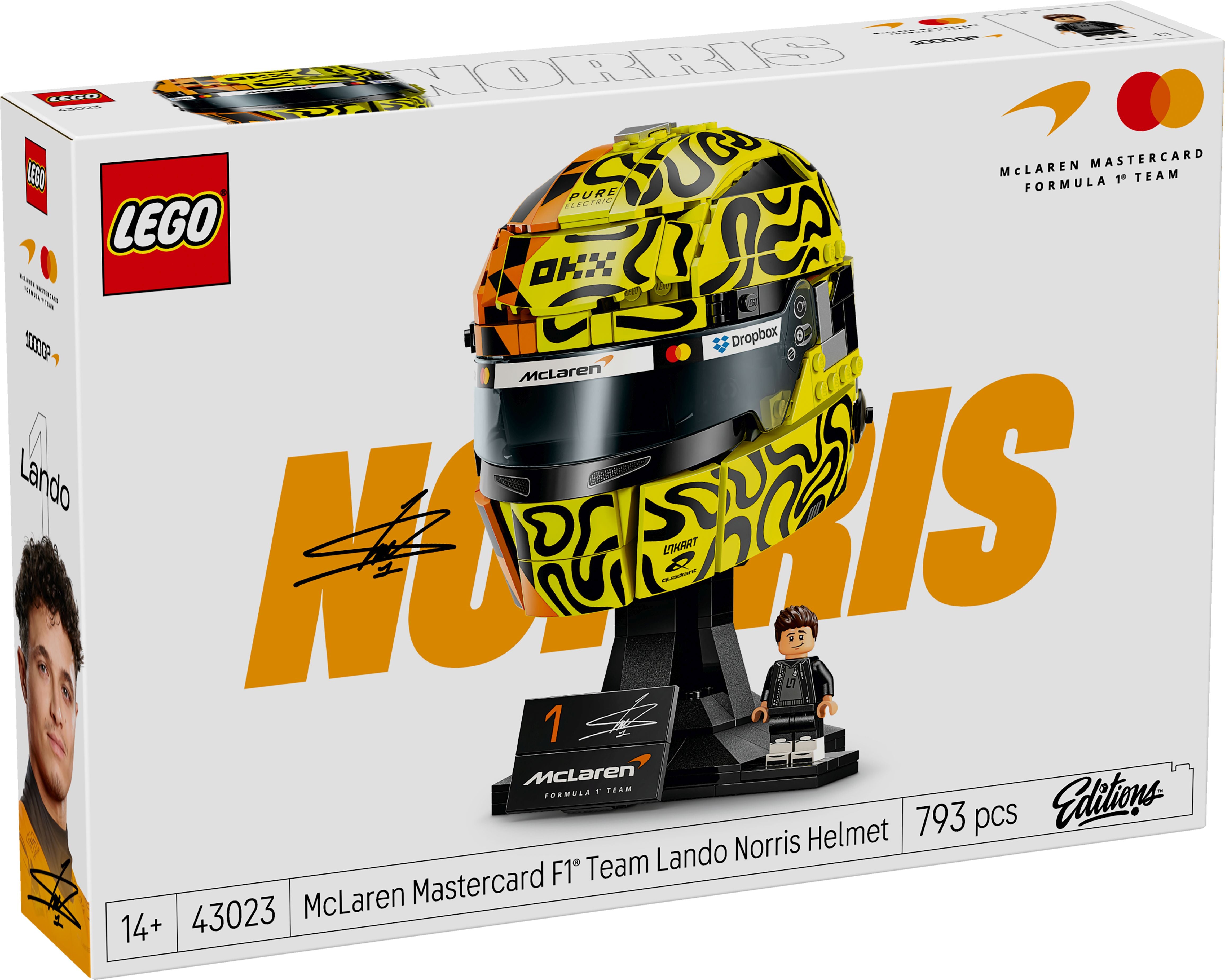 LEGO Special Editions 43023 McLaren Mastercard F1® Team Lando Norris’ Helm - Bild 8